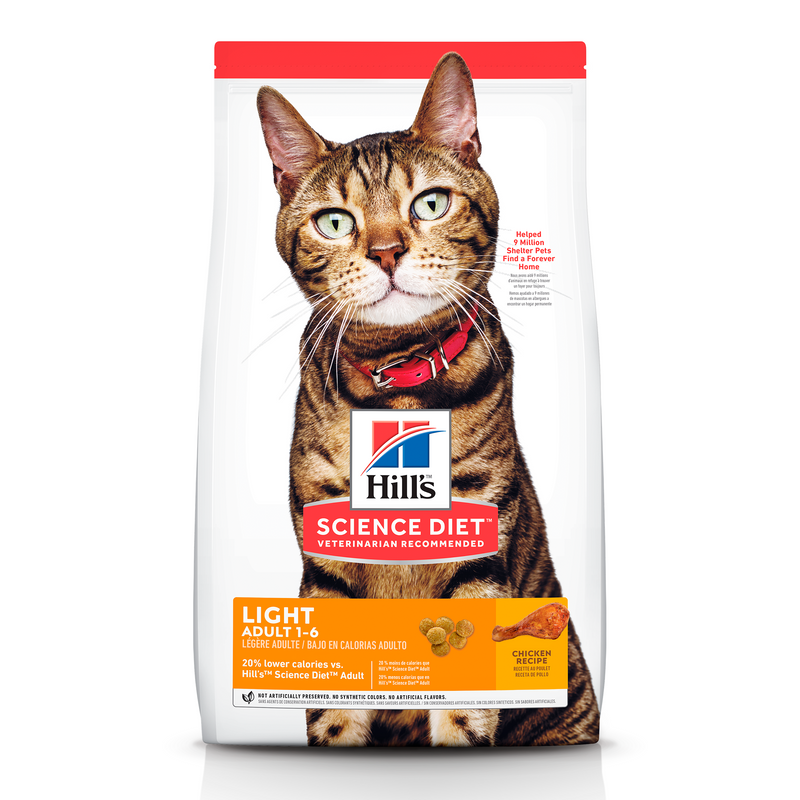 Comida Para Gato Hills Light Adulto Pollo