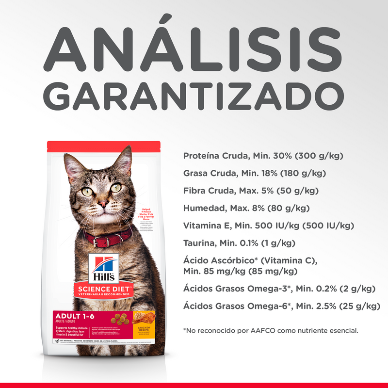 Comida Para Gato Hills Optimal Care Adulto Pollo