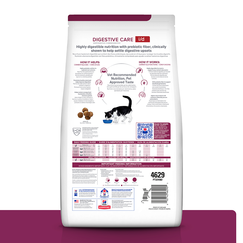 Comida Para Gato Hills Prescription Diet Digestive Care I/D Pollo