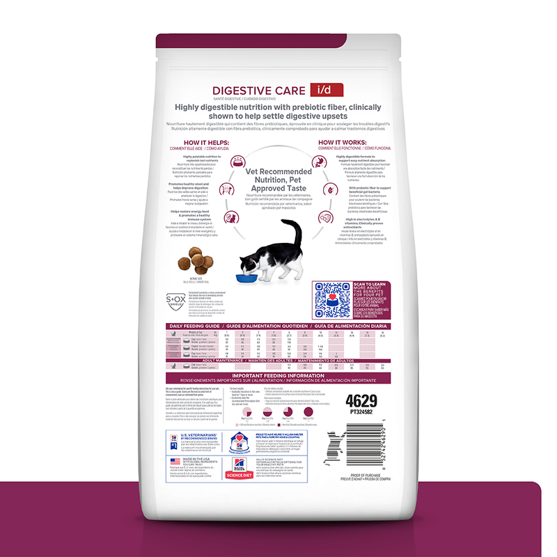 Comida Para Gato Hills Prescription Diet Digestive Care I/D Pollo