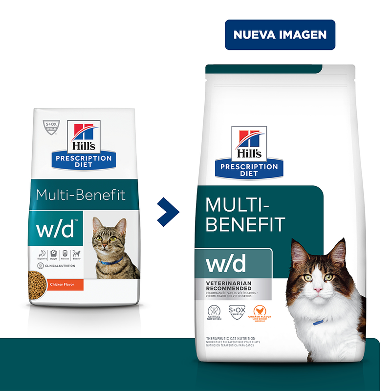 Comida Para Gato Hills Prescription Diet Mantenimiento Peso W/D Pollo