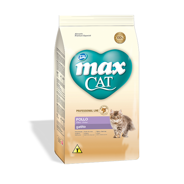 Comida Para Gato Max Cat Professional Line Kitten Frango