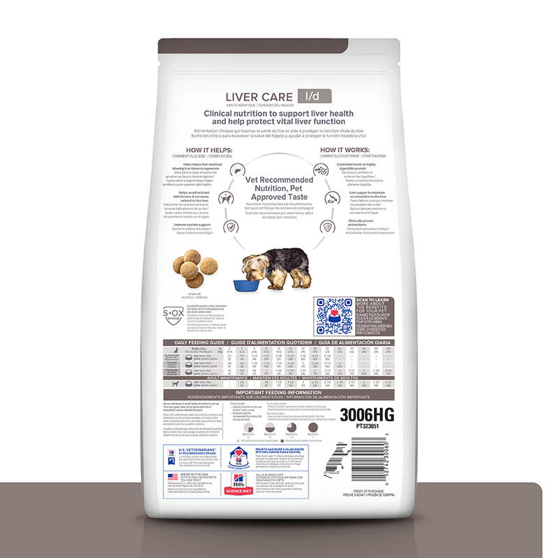 Comida Para Perro Hills Prescription Diet Liver Care L/D Pollo
