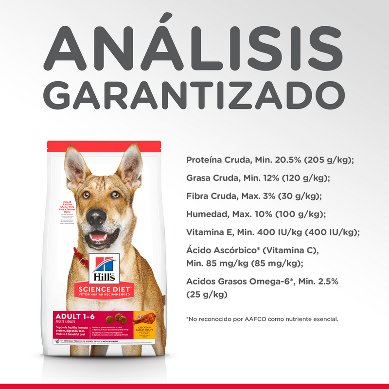 Alimento para Perro Hills Adulto 1-6