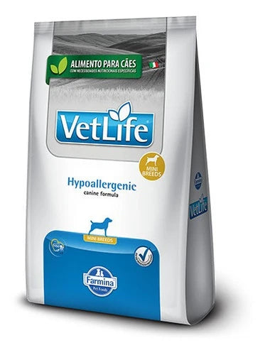 Alimento VetLife Hypoallergenic Mini Para Perro 2 Kg