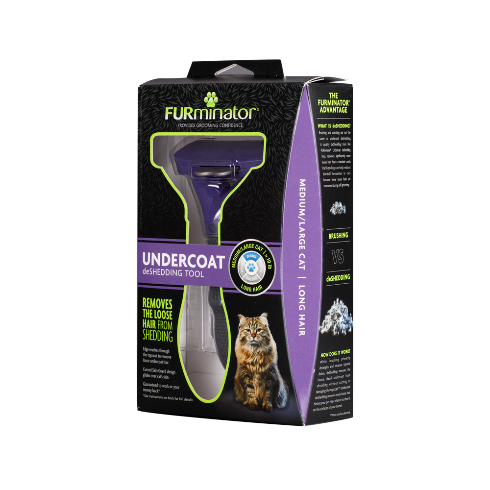 Furminator Desalanador Gato Grande Pelo Largo