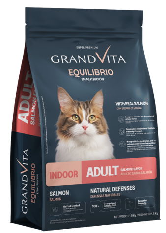 Alimento para Gato  Grand Vita Equilibrio Salmon Adulto