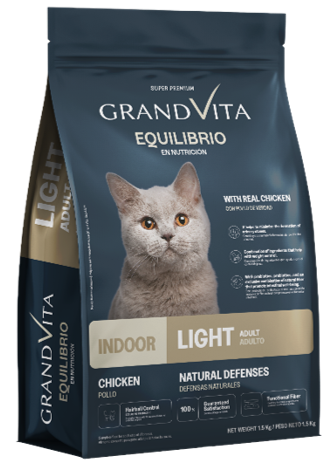 Comida para Gato Adulto Light Grand Vita Equilibrio 1,5 Kg