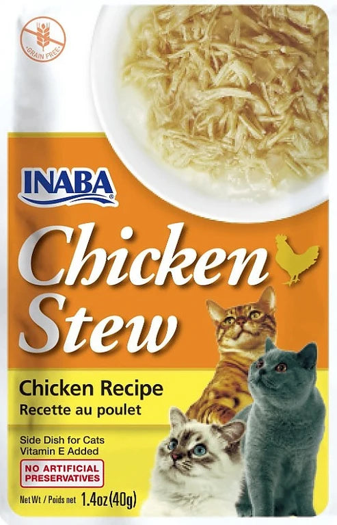 Snack para Gato Inaba Stew Pollo 40 Grs