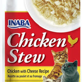 Snack para Gato Inaba Stew Pollo y Queso 40 Grs