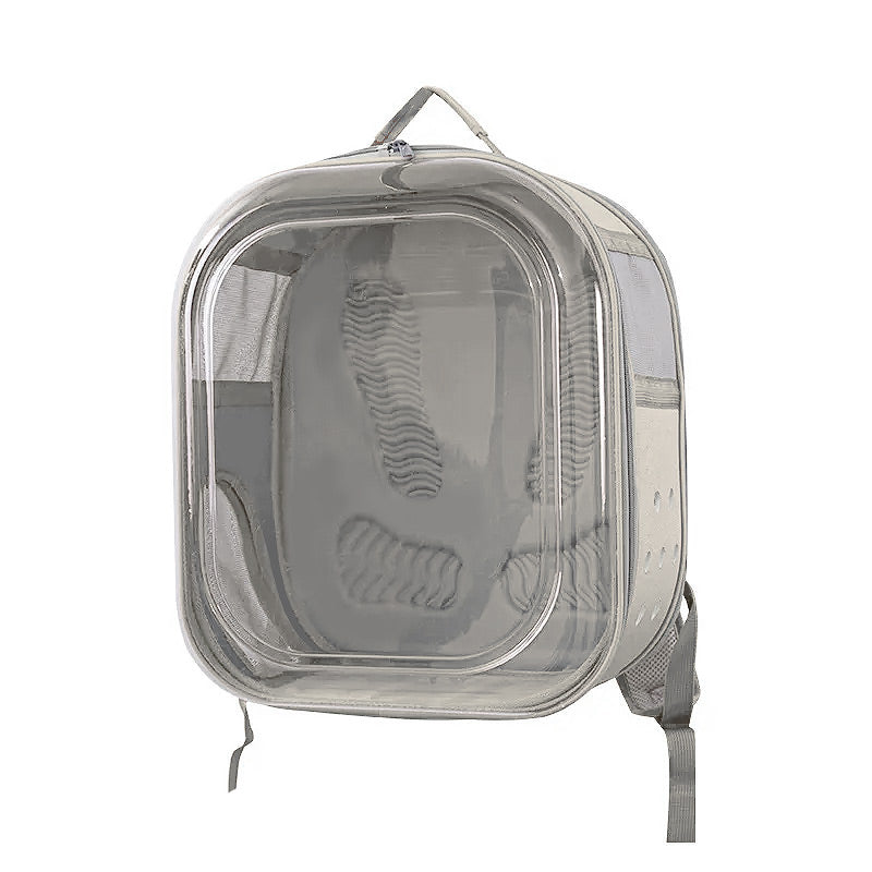 Morral Transparente Gris