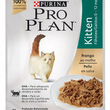 Alimento Humedo Proplan para Gato Kitten Pollo en Salsa 85 Grs