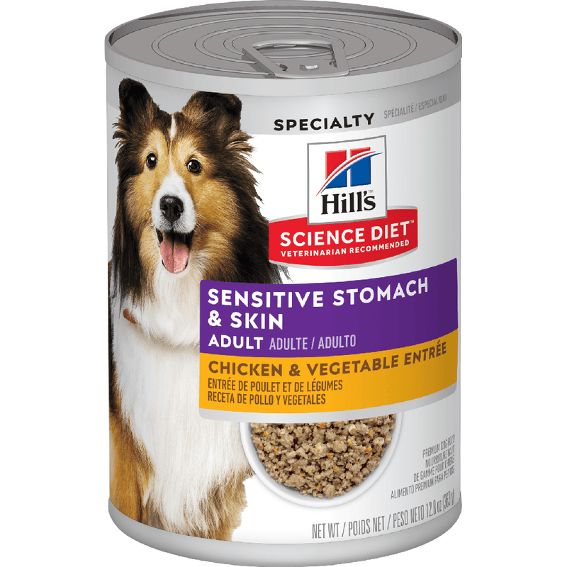 Comida Humeda Para Perro  Hills Science Diet Sensitive Stomach & Skin