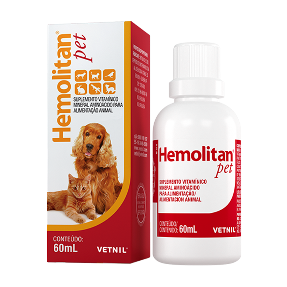 Suplemento Hemolitan Para Perro Y Gato