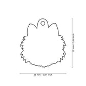 Placa de Identificación Pomerania.