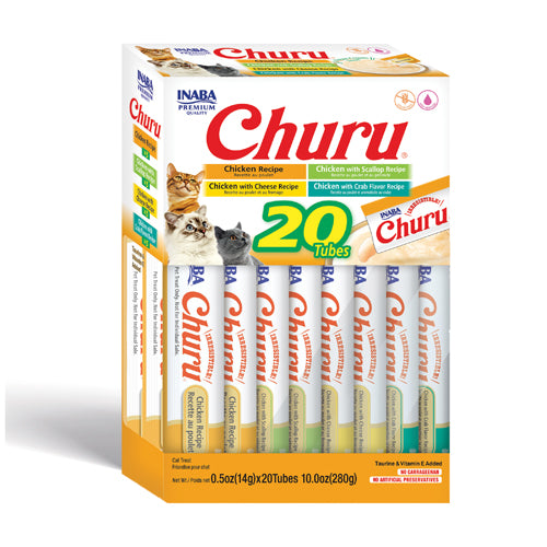 Snack para Gato Churu Variedad de Pollo x 20 Unidades