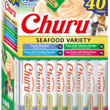 Snack para Gato Churu Vairedad de Pescado x 40 Unidades