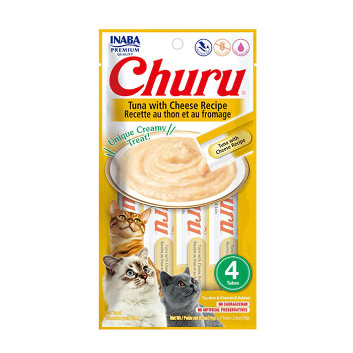Churu para Gato Atun y Queso X 4 Unidades