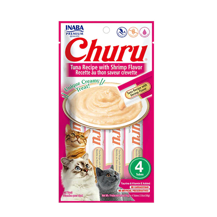 Churu Para Gato Pollo y Camaron x 4 Unidades