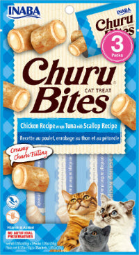 Churu Bites Para Gato Pollo y Atún