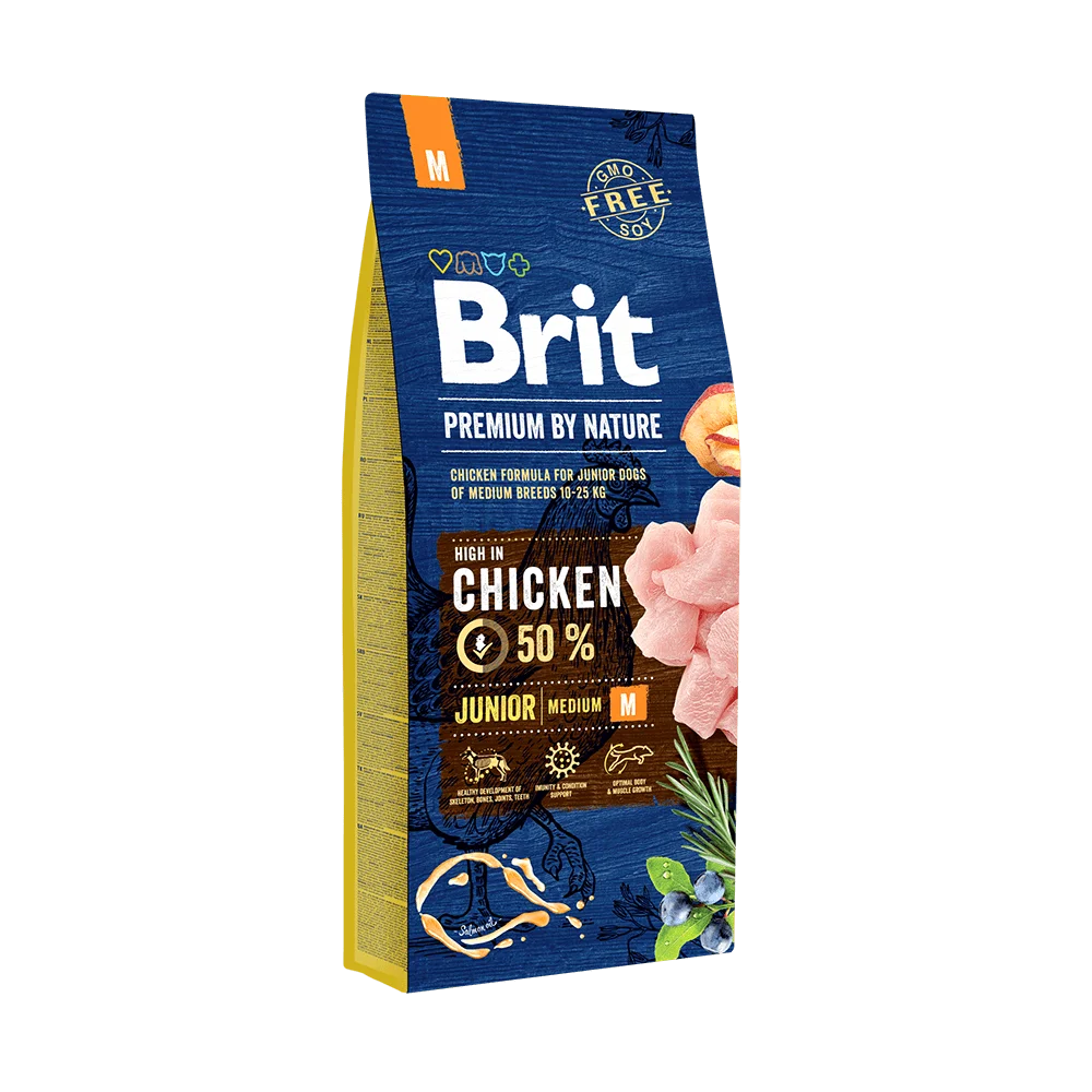 Alimento para Perro Brit by Nature Junior Medium 15 Kg