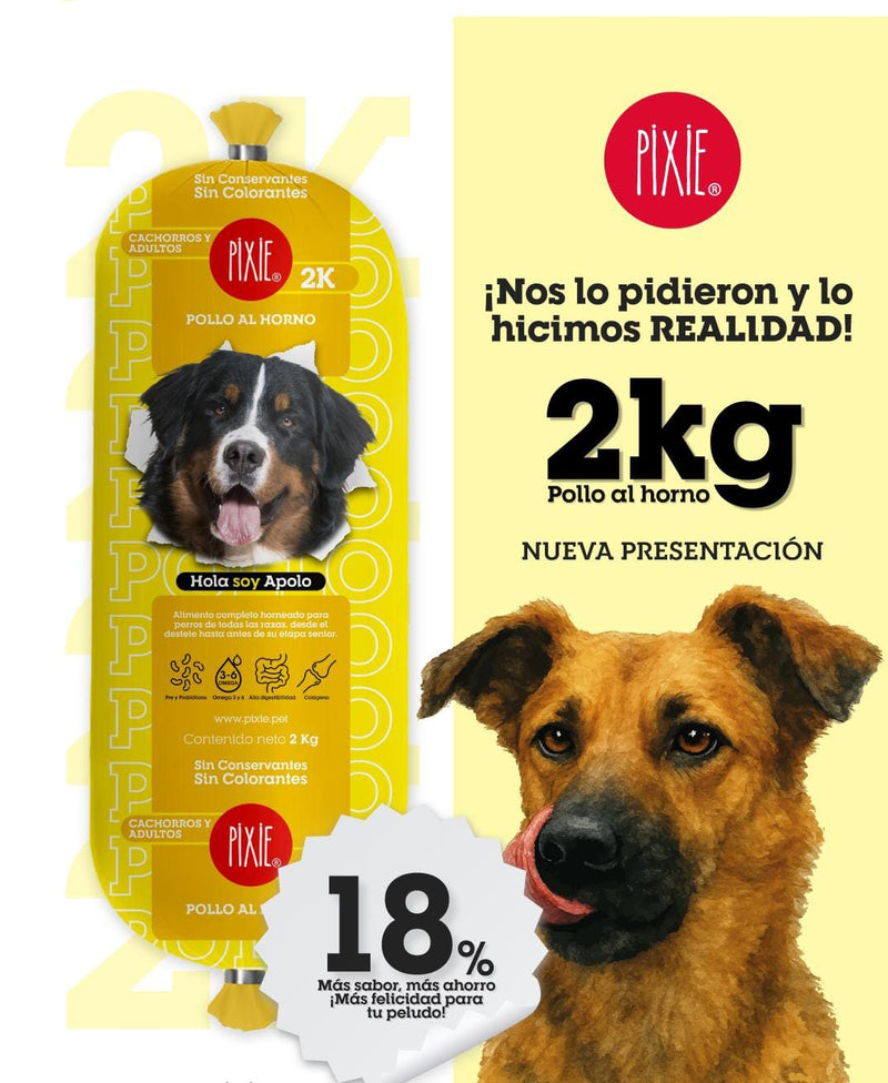 Pixie Pollo al Horno 2 kgs