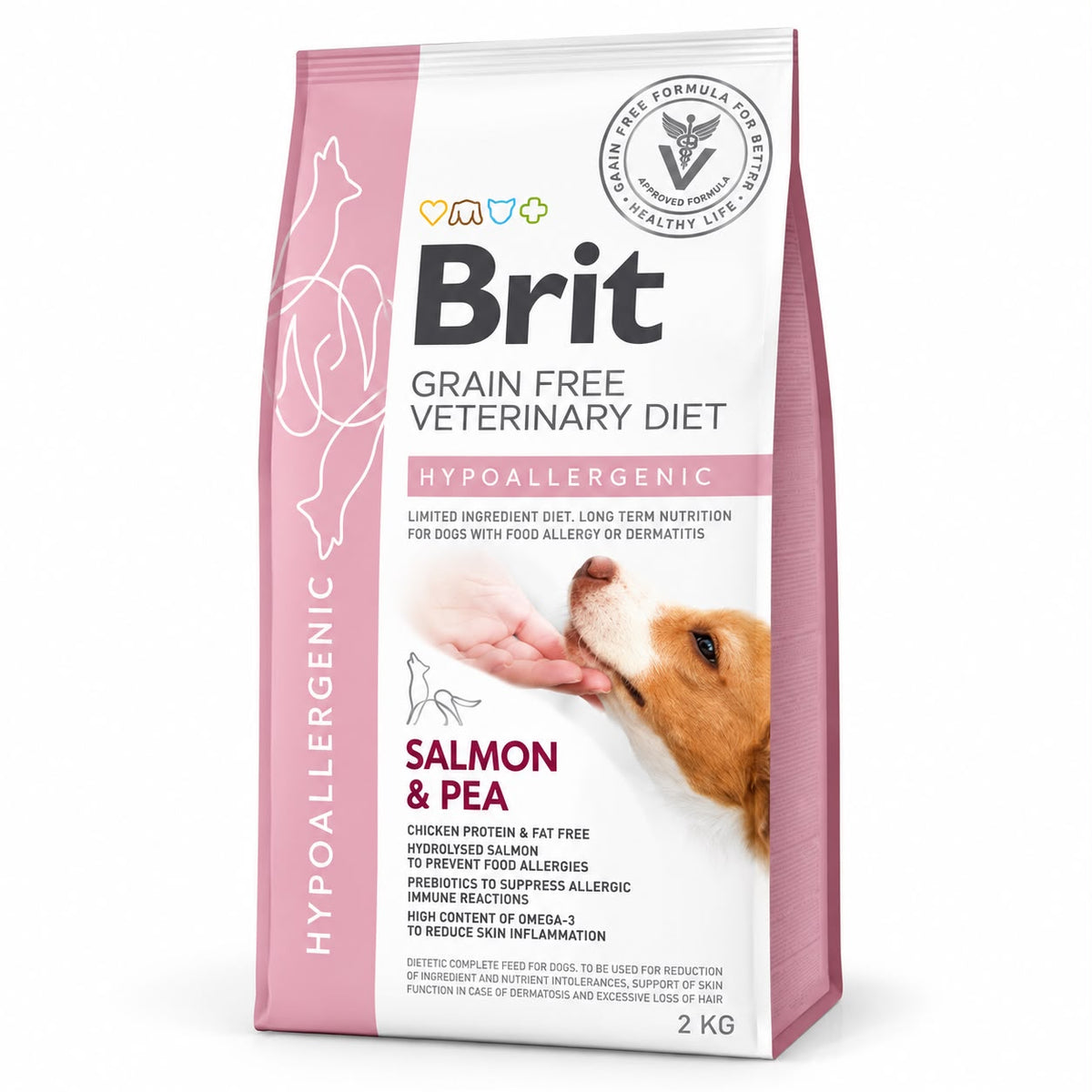 Brit Veterinary Diet Hypoallergenic Salmón & Arveja para Perros