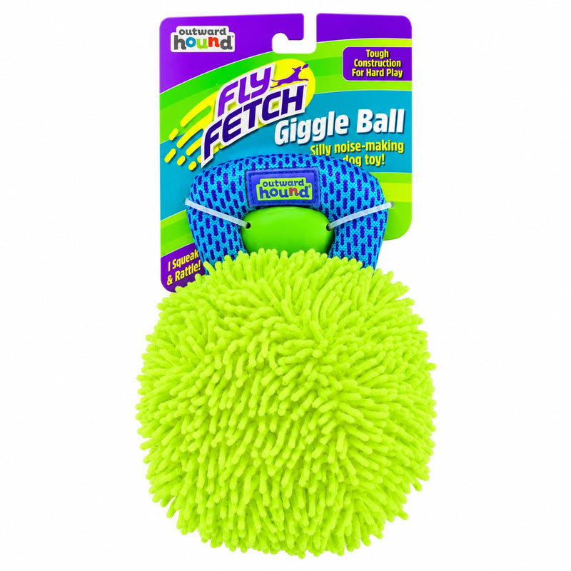Pelota Interactiva para Perros Outward Hound Fly Fetch Giggle Ball