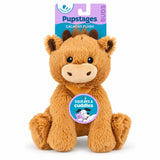 Pupstages Buds Vaca de Peluche con Aroma a Coco para Perros