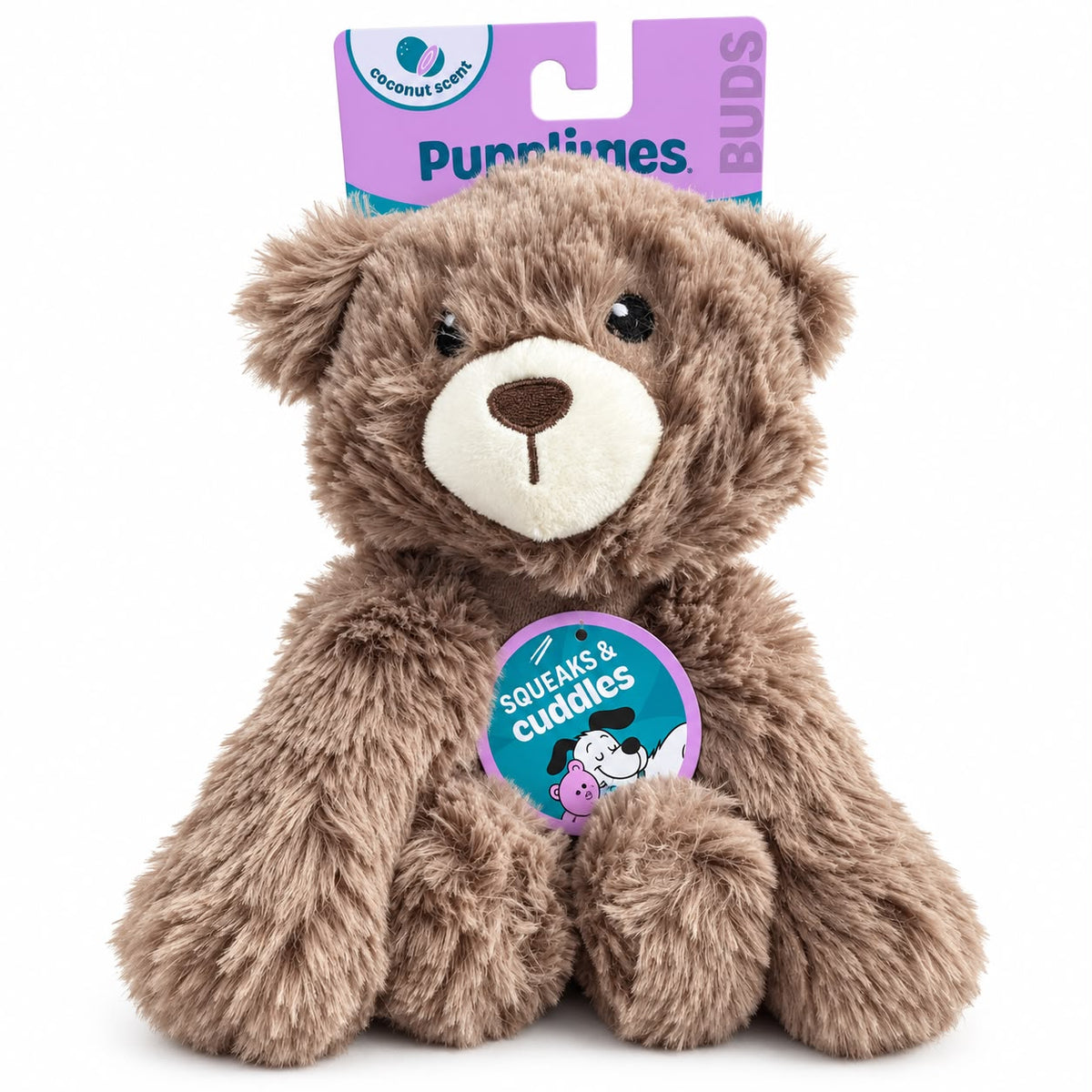 Pupstages Buds Oso de Peluche con Aroma a Coco para Perros