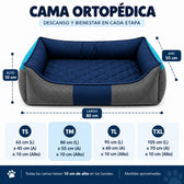 Cama Ortopédica Impermeable para Perros – Espuma 5 cm