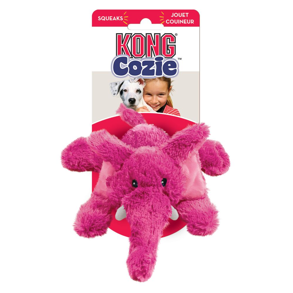 Juguete Para Perro Kong Cozie Elmer Elephant Small