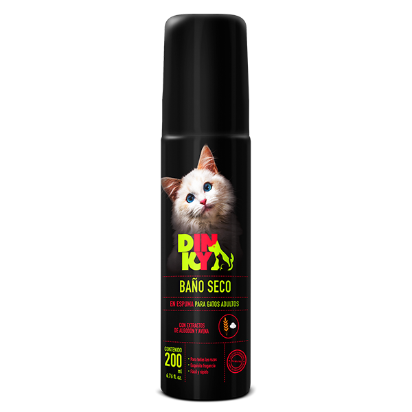 Baño Seco Para Gato Adulto Dinky 200 mL