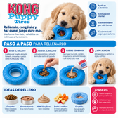 KONG Puppy Llanta Azul – Juguete para Cachorros