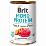 Brit Mono Protein Atún y Batata 400 g – Alimento Húmedo para Perros