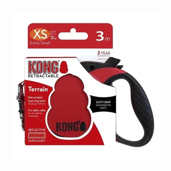 Correa Retractil Kong Xs 3 Mts