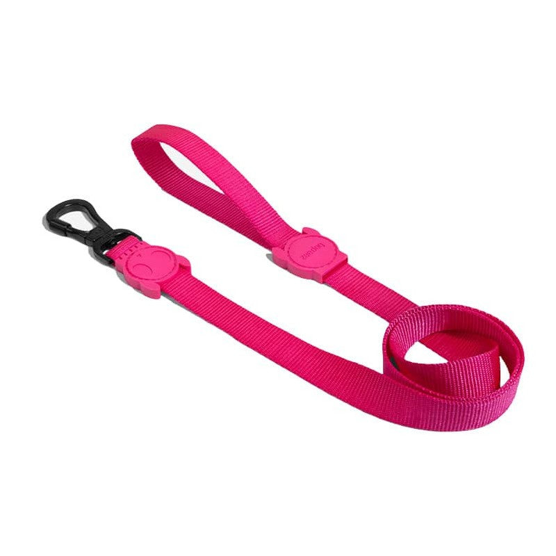 Correa Zeedog Pink Led Small