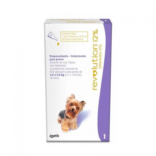 Antipulgas Revolution Para Perros 2.6 a 5 kg (12%)