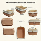 Arenera para Gatos Importada Doble Altura