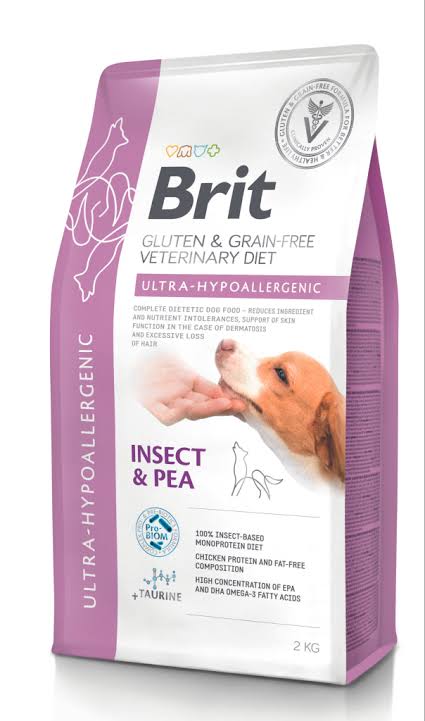 Alimento para Perro Brit Dieta Veterinaria Ultra Hypoallergenic 2 Kg