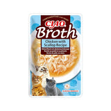 Inaba Churu Broth - Caldo de Pollo con Vieiras para Gatos (Pouch 40g)