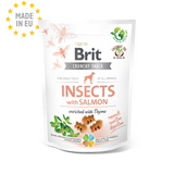 Brit Snack Crujiente Insectos con Salmon  200gr