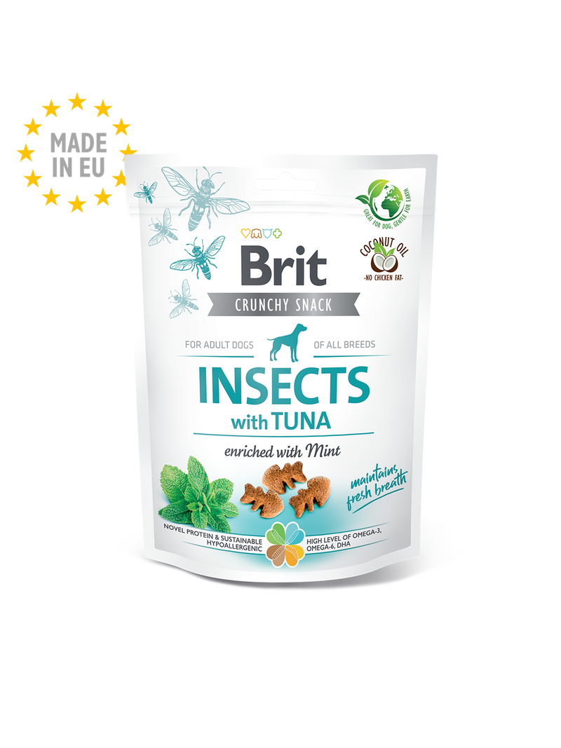 Brit Snack Crujiente Insectos con Atun 200gr