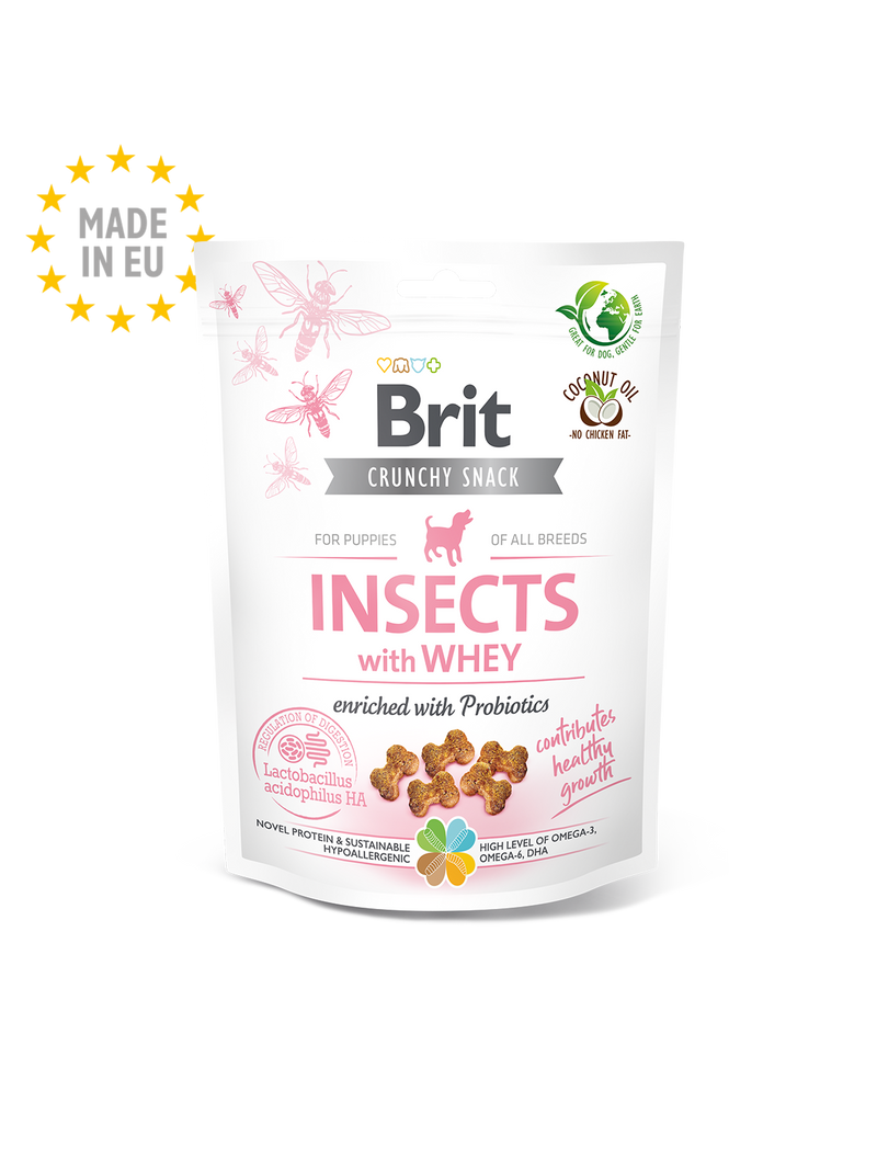 Brit Snack Crujiente Insectos con Suero 200gr