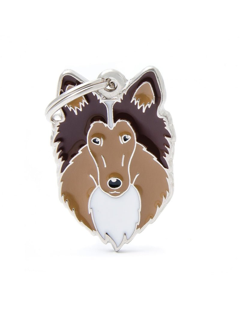 Placa de Identificación Collie