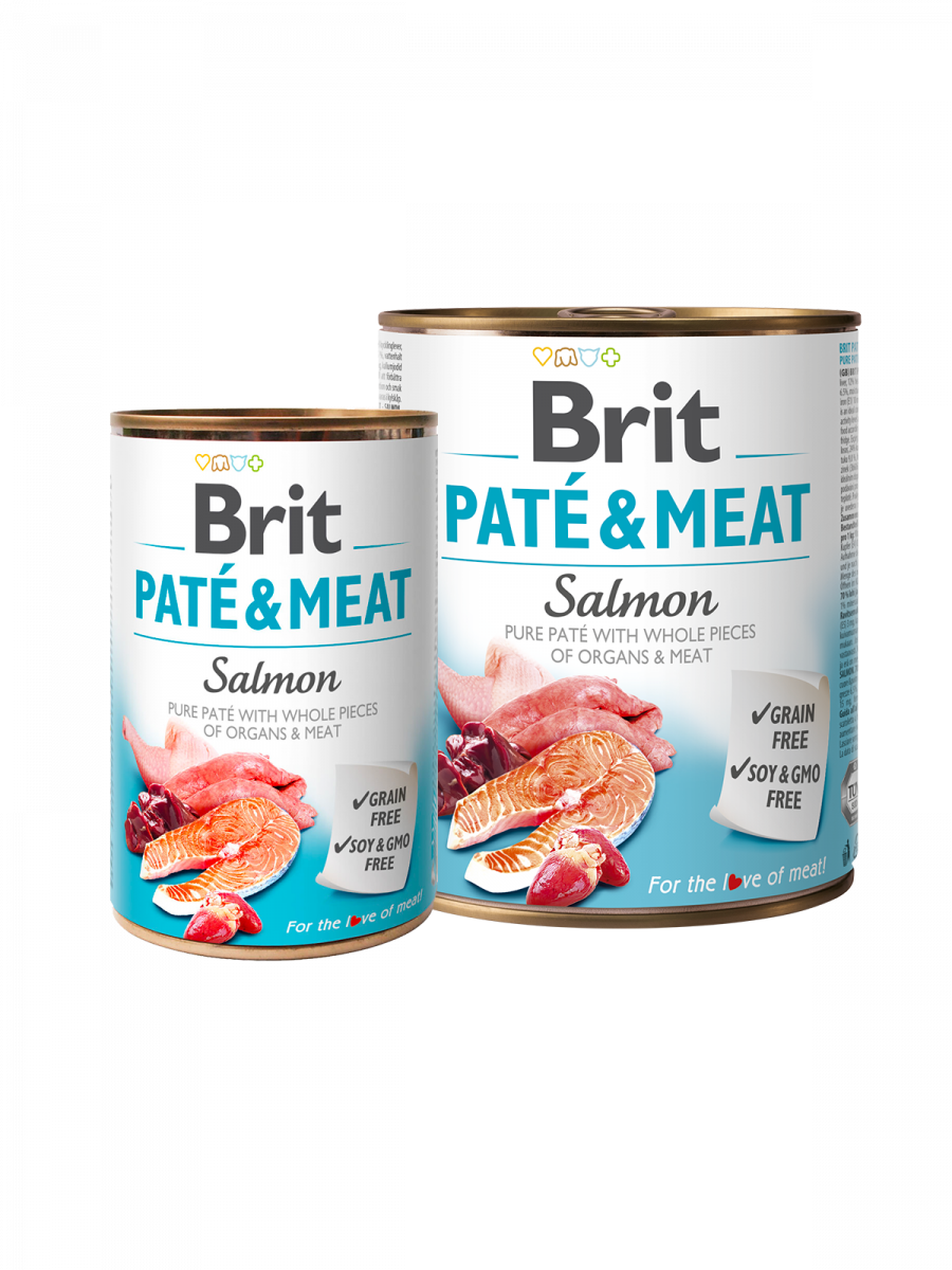Alimento Humedo Brit Pate Sabor a Salmon