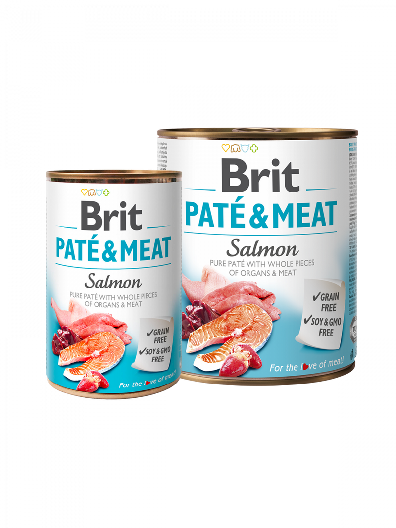 Alimento Humedo Brit Pate Sabor a Salmon