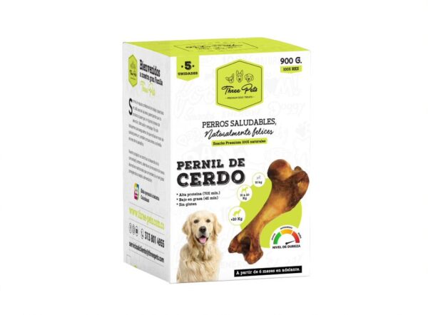 Snack  Three Pets Pernil De Cerdo En Caja